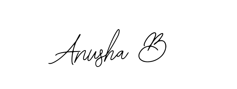 How to make Anusha B signature? Bearetta-2O07w is a professional autograph style. Create handwritten signature for Anusha B name. Anusha B signature style 12 images and pictures png