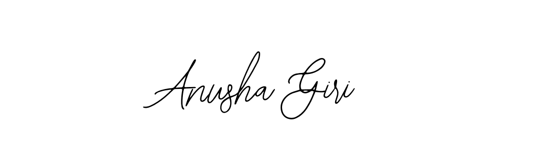 Use a signature maker to create a handwritten signature online. With this signature software, you can design (Bearetta-2O07w) your own signature for name Anusha Giri. Anusha Giri signature style 12 images and pictures png