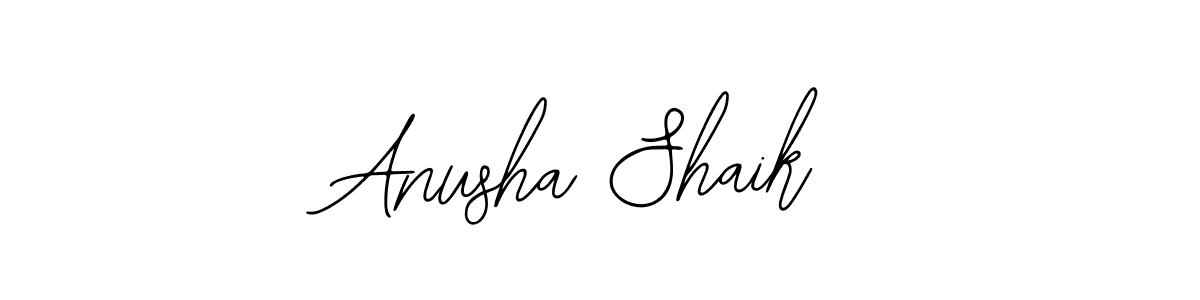 Also we have Anusha Shaik name is the best signature style. Create professional handwritten signature collection using Bearetta-2O07w autograph style. Anusha Shaik signature style 12 images and pictures png