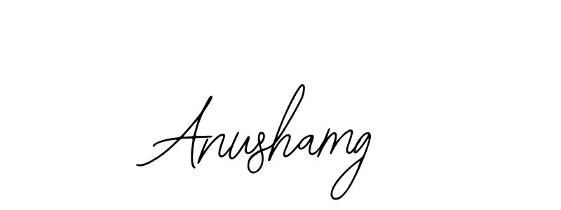 You should practise on your own different ways (Bearetta-2O07w) to write your name (Anushamg) in signature. don't let someone else do it for you. Anushamg signature style 12 images and pictures png