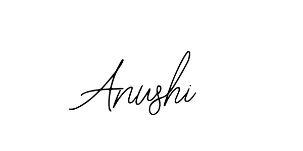 Design your own signature with our free online signature maker. With this signature software, you can create a handwritten (Bearetta-2O07w) signature for name Anushi. Anushi signature style 12 images and pictures png