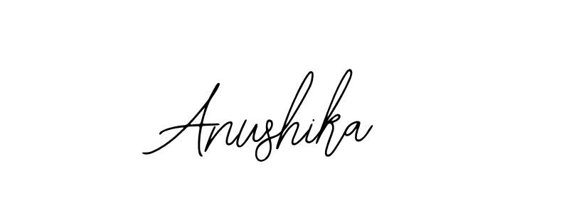 The best way (Bearetta-2O07w) to make a short signature is to pick only two or three words in your name. The name Anushika include a total of six letters. For converting this name. Anushika signature style 12 images and pictures png