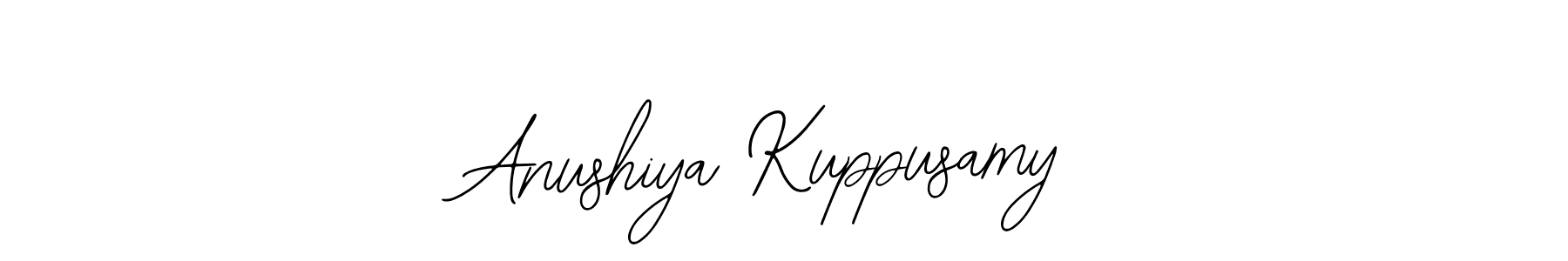 It looks lik you need a new signature style for name Anushiya Kuppusamy. Design unique handwritten (Bearetta-2O07w) signature with our free signature maker in just a few clicks. Anushiya Kuppusamy signature style 12 images and pictures png