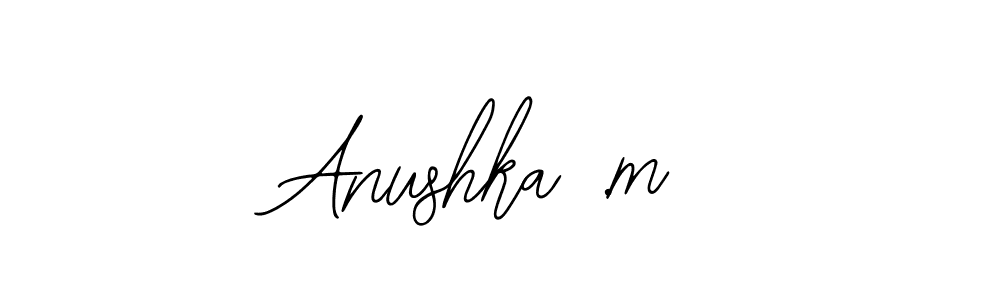 Make a beautiful signature design for name Anushka .m. Use this online signature maker to create a handwritten signature for free. Anushka .m signature style 12 images and pictures png