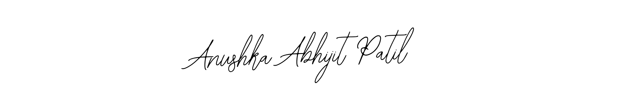 Also we have Anushka Abhijit Patil name is the best signature style. Create professional handwritten signature collection using Bearetta-2O07w autograph style. Anushka Abhijit Patil signature style 12 images and pictures png