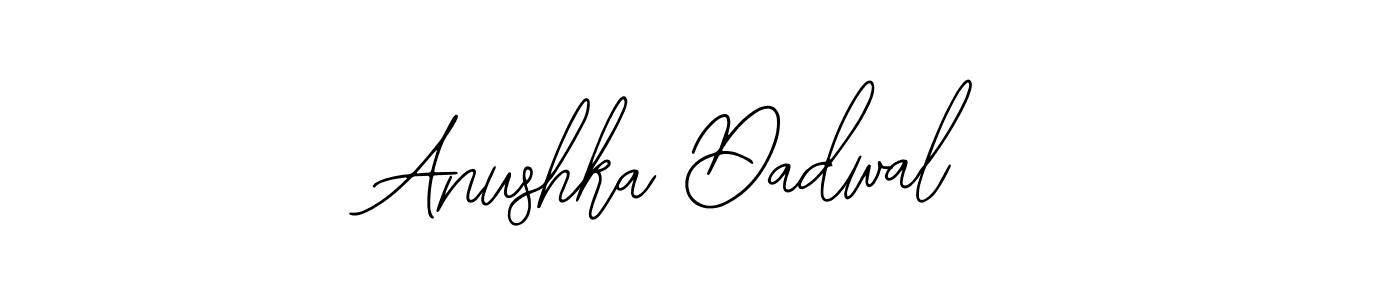 if you are searching for the best signature style for your name Anushka Dadwal. so please give up your signature search. here we have designed multiple signature styles  using Bearetta-2O07w. Anushka Dadwal signature style 12 images and pictures png