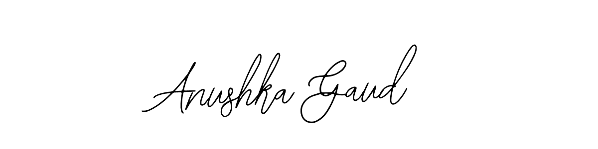 Anushka Gaud stylish signature style. Best Handwritten Sign (Bearetta-2O07w) for my name. Handwritten Signature Collection Ideas for my name Anushka Gaud. Anushka Gaud signature style 12 images and pictures png