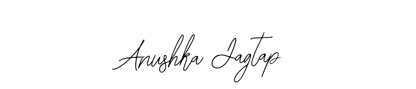 if you are searching for the best signature style for your name Anushka Jagtap. so please give up your signature search. here we have designed multiple signature styles  using Bearetta-2O07w. Anushka Jagtap signature style 12 images and pictures png