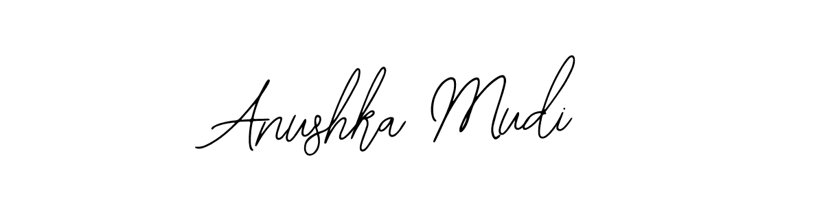 Make a beautiful signature design for name Anushka Mudi. With this signature (Bearetta-2O07w) style, you can create a handwritten signature for free. Anushka Mudi signature style 12 images and pictures png