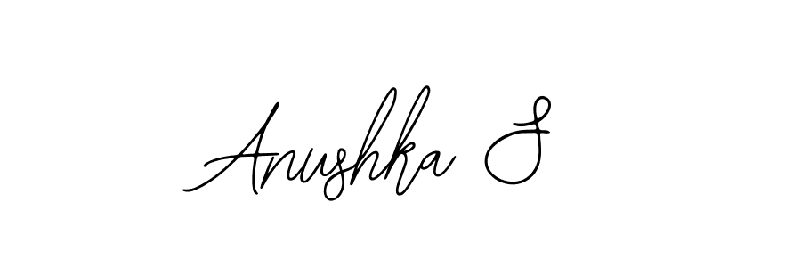 Design your own signature with our free online signature maker. With this signature software, you can create a handwritten (Bearetta-2O07w) signature for name Anushka S. Anushka S signature style 12 images and pictures png