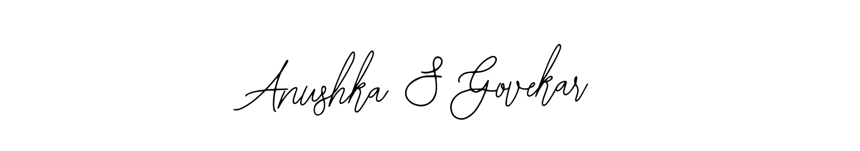 Similarly Bearetta-2O07w is the best handwritten signature design. Signature creator online .You can use it as an online autograph creator for name Anushka S Govekar. Anushka S Govekar signature style 12 images and pictures png