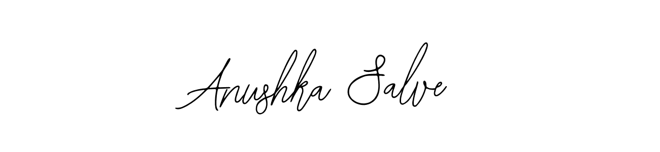 Make a beautiful signature design for name Anushka Salve. Use this online signature maker to create a handwritten signature for free. Anushka Salve signature style 12 images and pictures png