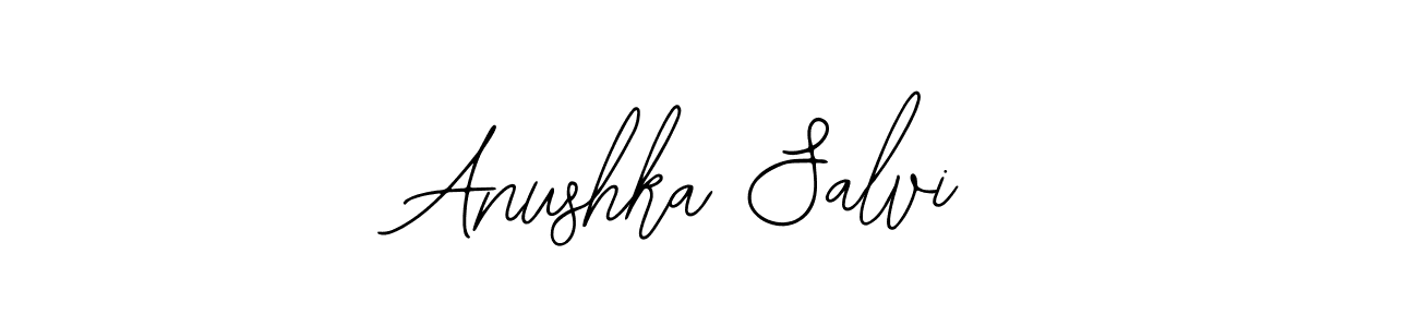 Make a beautiful signature design for name Anushka Salvi. Use this online signature maker to create a handwritten signature for free. Anushka Salvi signature style 12 images and pictures png