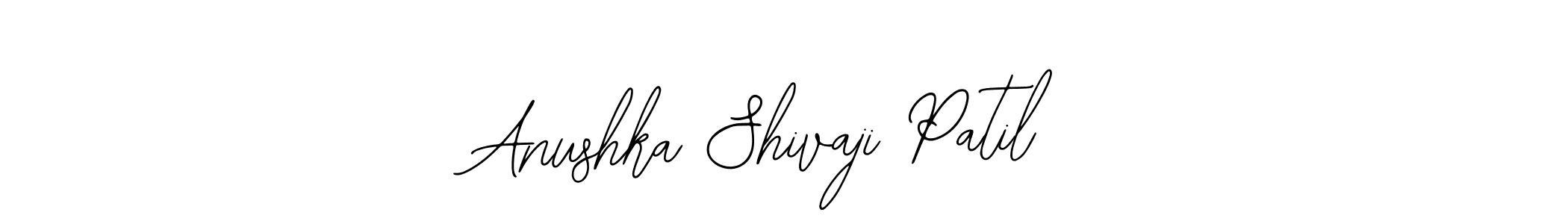 You should practise on your own different ways (Bearetta-2O07w) to write your name (Anushka Shivaji Patil) in signature. don't let someone else do it for you. Anushka Shivaji Patil signature style 12 images and pictures png