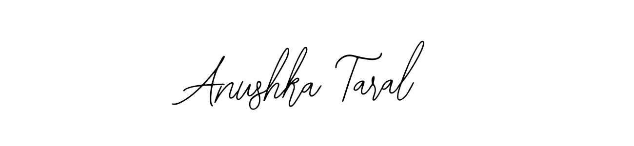 Make a beautiful signature design for name Anushka Taral. Use this online signature maker to create a handwritten signature for free. Anushka Taral signature style 12 images and pictures png