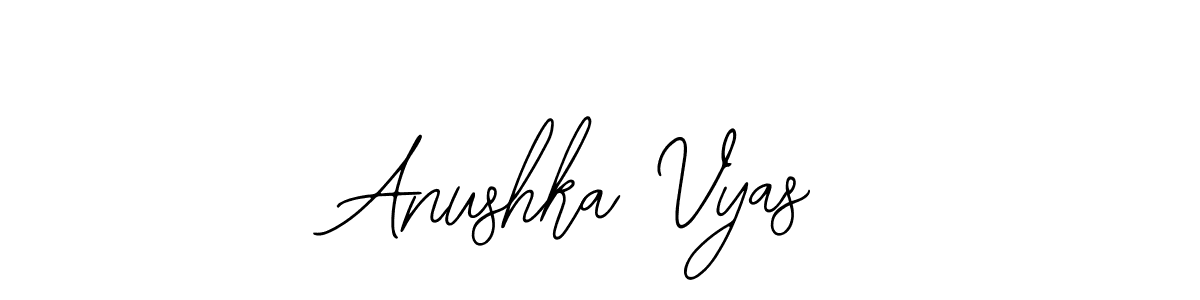 Make a beautiful signature design for name Anushka Vyas. Use this online signature maker to create a handwritten signature for free. Anushka Vyas signature style 12 images and pictures png