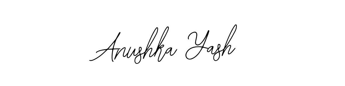 Design your own signature with our free online signature maker. With this signature software, you can create a handwritten (Bearetta-2O07w) signature for name Anushka Yash. Anushka Yash signature style 12 images and pictures png