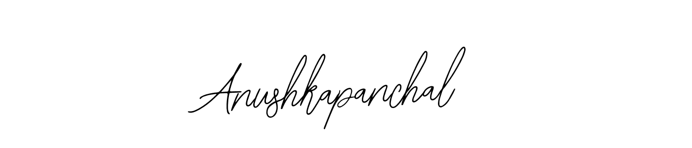 Use a signature maker to create a handwritten signature online. With this signature software, you can design (Bearetta-2O07w) your own signature for name Anushkapanchal. Anushkapanchal signature style 12 images and pictures png