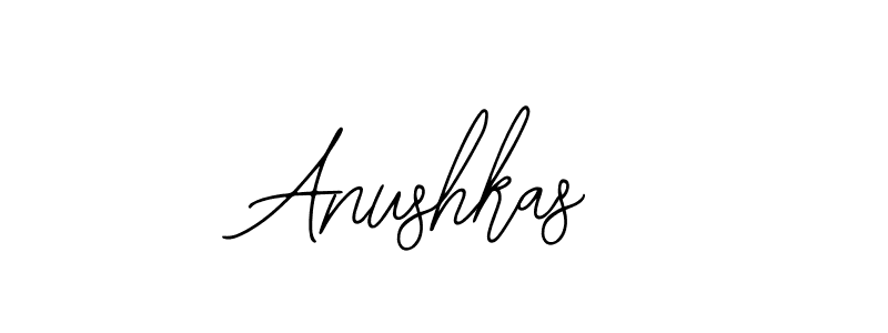 How to make Anushkas name signature. Use Bearetta-2O07w style for creating short signs online. This is the latest handwritten sign. Anushkas signature style 12 images and pictures png