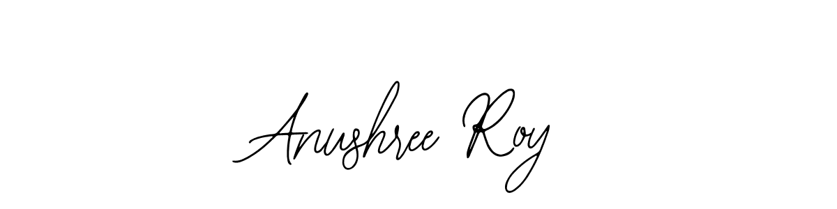 How to make Anushree Roy name signature. Use Bearetta-2O07w style for creating short signs online. This is the latest handwritten sign. Anushree Roy signature style 12 images and pictures png