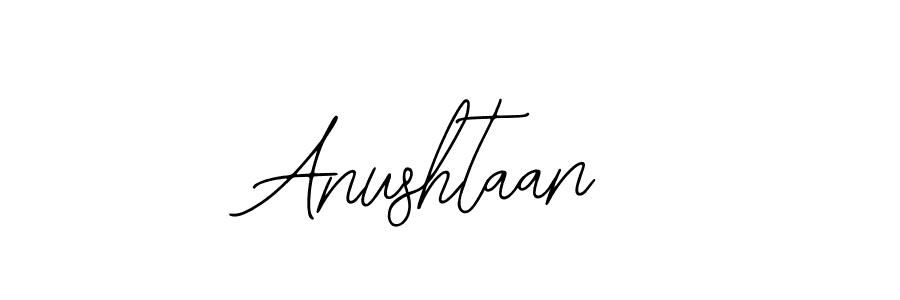 Use a signature maker to create a handwritten signature online. With this signature software, you can design (Bearetta-2O07w) your own signature for name Anushtaan. Anushtaan signature style 12 images and pictures png