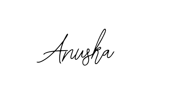 The best way (Bearetta-2O07w) to make a short signature is to pick only two or three words in your name. The name Anuska include a total of six letters. For converting this name. Anuska signature style 12 images and pictures png