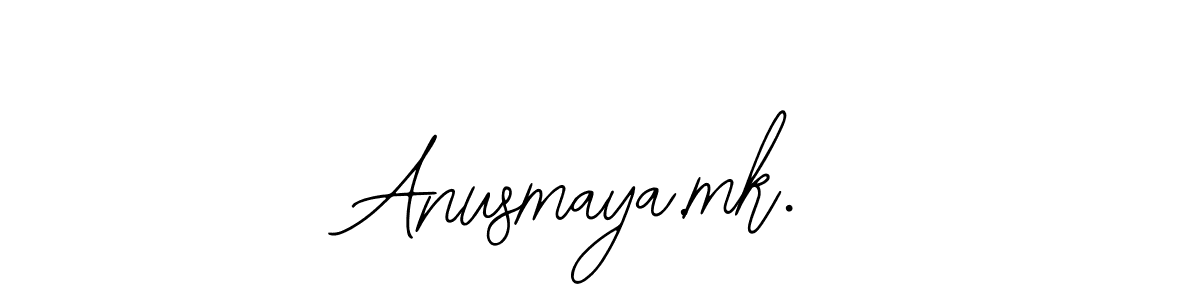 How to make Anusmaya.mk. name signature. Use Bearetta-2O07w style for creating short signs online. This is the latest handwritten sign. Anusmaya.mk. signature style 12 images and pictures png