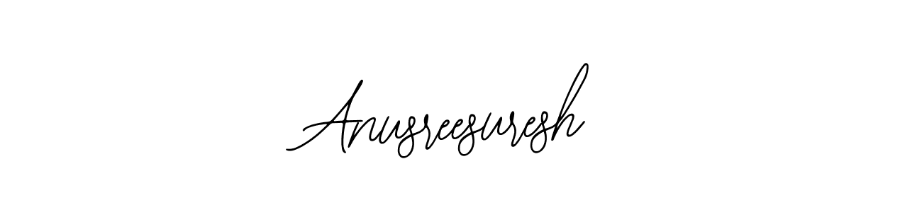 How to make Anusreesuresh signature? Bearetta-2O07w is a professional autograph style. Create handwritten signature for Anusreesuresh name. Anusreesuresh signature style 12 images and pictures png