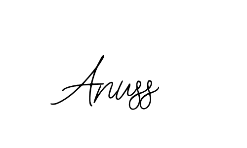 How to make Anuss name signature. Use Bearetta-2O07w style for creating short signs online. This is the latest handwritten sign. Anuss signature style 12 images and pictures png