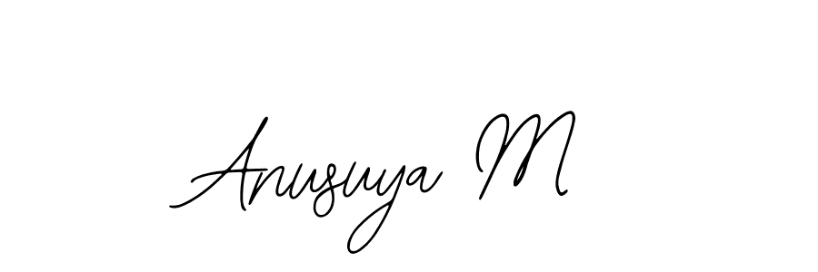 Make a beautiful signature design for name Anusuya M. Use this online signature maker to create a handwritten signature for free. Anusuya M signature style 12 images and pictures png