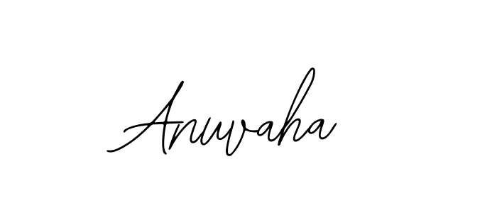 You should practise on your own different ways (Bearetta-2O07w) to write your name (Anuvaha) in signature. don't let someone else do it for you. Anuvaha signature style 12 images and pictures png