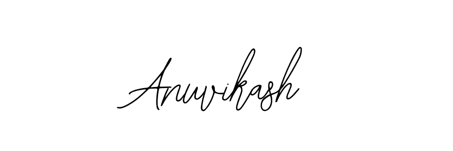 How to Draw Anuvikash signature style? Bearetta-2O07w is a latest design signature styles for name Anuvikash. Anuvikash signature style 12 images and pictures png