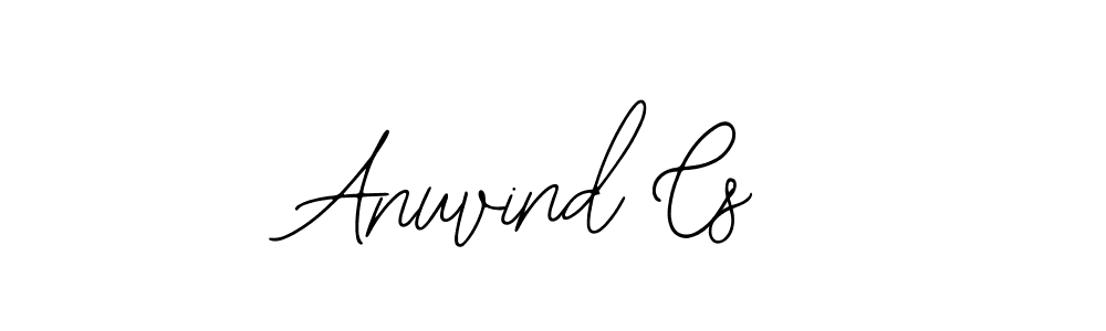 Create a beautiful signature design for name Anuvind Cs. With this signature (Bearetta-2O07w) fonts, you can make a handwritten signature for free. Anuvind Cs signature style 12 images and pictures png