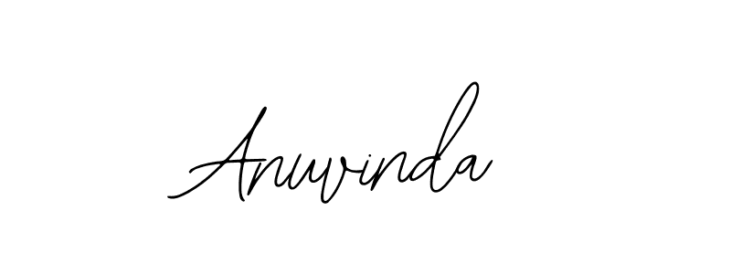 How to make Anuvinda name signature. Use Bearetta-2O07w style for creating short signs online. This is the latest handwritten sign. Anuvinda signature style 12 images and pictures png