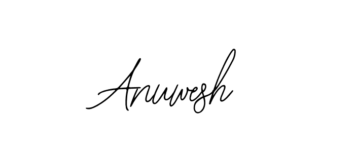 Use a signature maker to create a handwritten signature online. With this signature software, you can design (Bearetta-2O07w) your own signature for name Anuwesh. Anuwesh signature style 12 images and pictures png