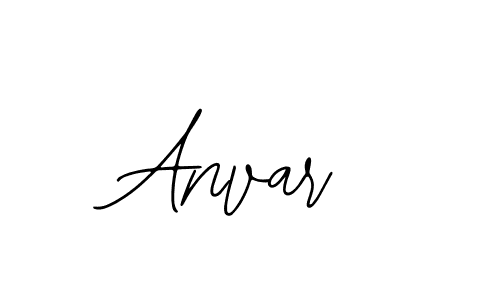 You should practise on your own different ways (Bearetta-2O07w) to write your name (Anvar) in signature. don't let someone else do it for you. Anvar signature style 12 images and pictures png