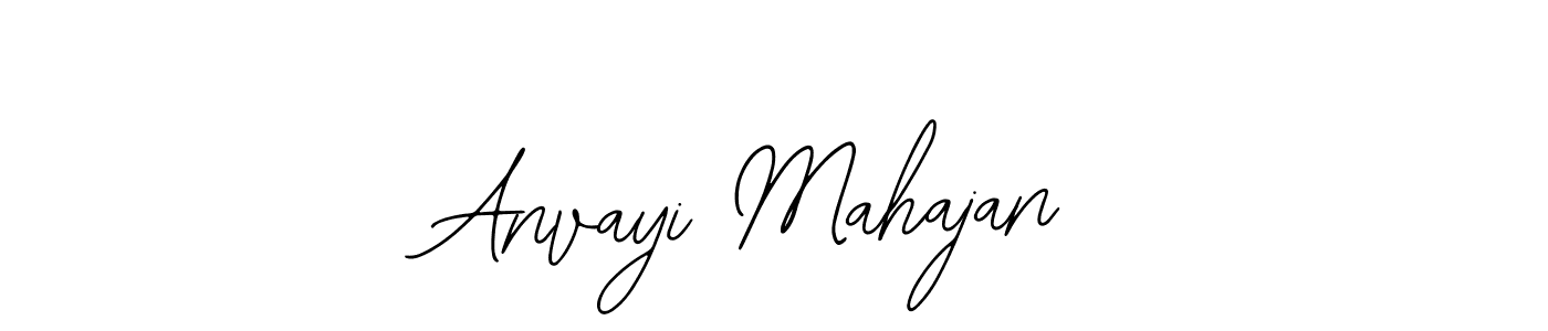 How to Draw Anvayi Mahajan signature style? Bearetta-2O07w is a latest design signature styles for name Anvayi Mahajan. Anvayi Mahajan signature style 12 images and pictures png