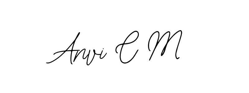Design your own signature with our free online signature maker. With this signature software, you can create a handwritten (Bearetta-2O07w) signature for name Anvi C M. Anvi C M signature style 12 images and pictures png