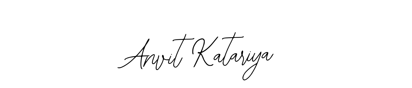 Create a beautiful signature design for name Anvit Katariya. With this signature (Bearetta-2O07w) fonts, you can make a handwritten signature for free. Anvit Katariya signature style 12 images and pictures png