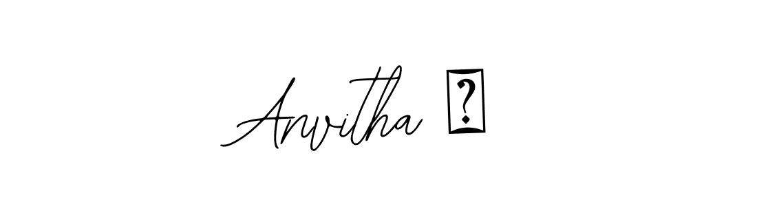 if you are searching for the best signature style for your name Anvitha ✨. so please give up your signature search. here we have designed multiple signature styles  using Bearetta-2O07w. Anvitha ✨ signature style 12 images and pictures png