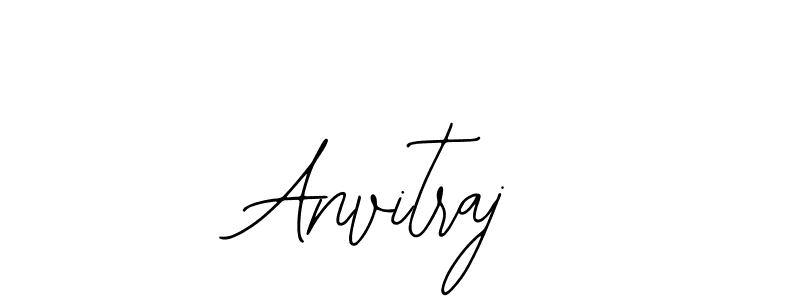 How to make Anvitraj name signature. Use Bearetta-2O07w style for creating short signs online. This is the latest handwritten sign. Anvitraj signature style 12 images and pictures png