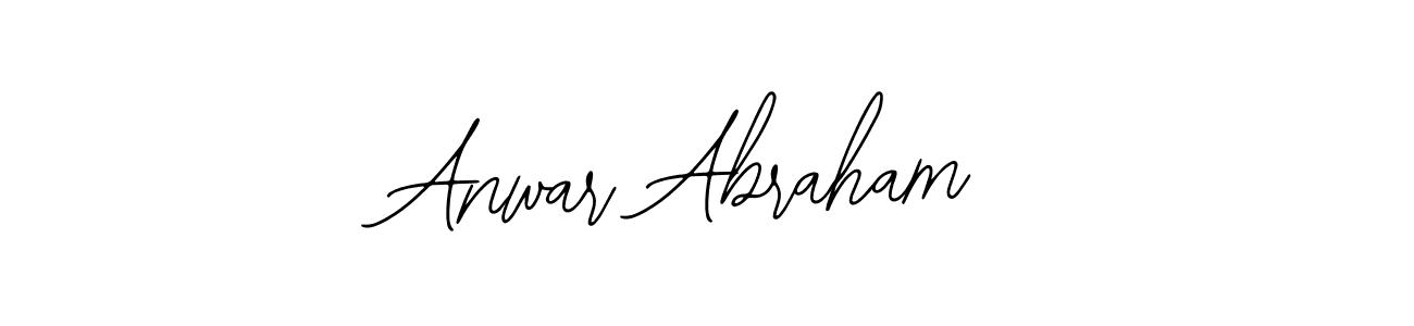 Use a signature maker to create a handwritten signature online. With this signature software, you can design (Bearetta-2O07w) your own signature for name Anwar Abraham. Anwar Abraham signature style 12 images and pictures png