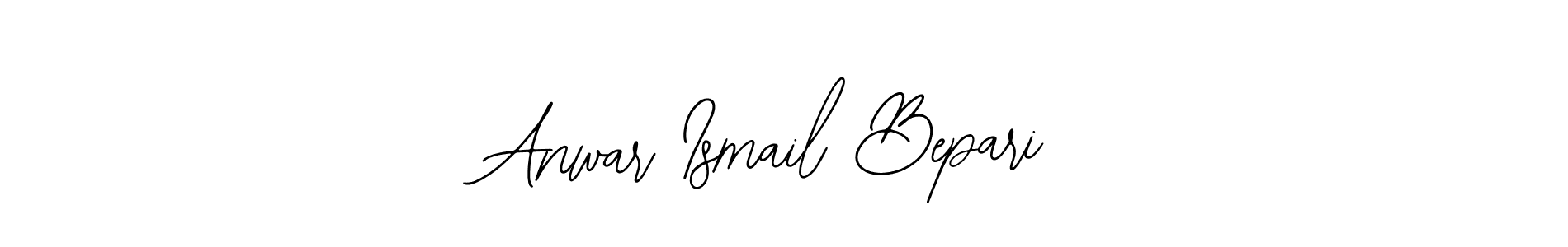 The best way (Bearetta-2O07w) to make a short signature is to pick only two or three words in your name. The name Anwar Ismail Bepari include a total of six letters. For converting this name. Anwar Ismail Bepari signature style 12 images and pictures png