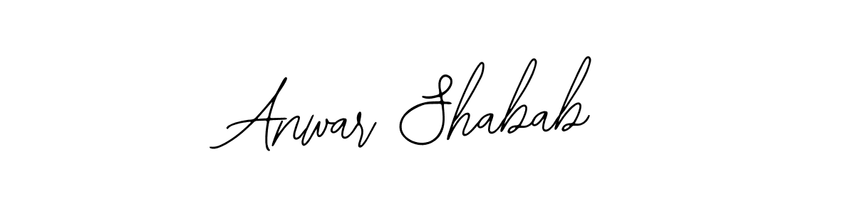 Use a signature maker to create a handwritten signature online. With this signature software, you can design (Bearetta-2O07w) your own signature for name Anwar Shabab. Anwar Shabab signature style 12 images and pictures png