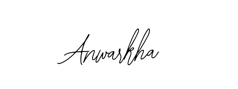 You should practise on your own different ways (Bearetta-2O07w) to write your name (Anwarkha) in signature. don't let someone else do it for you. Anwarkha signature style 12 images and pictures png