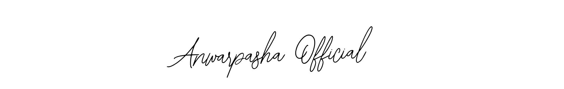 Anwarpasha Official stylish signature style. Best Handwritten Sign (Bearetta-2O07w) for my name. Handwritten Signature Collection Ideas for my name Anwarpasha Official. Anwarpasha Official signature style 12 images and pictures png