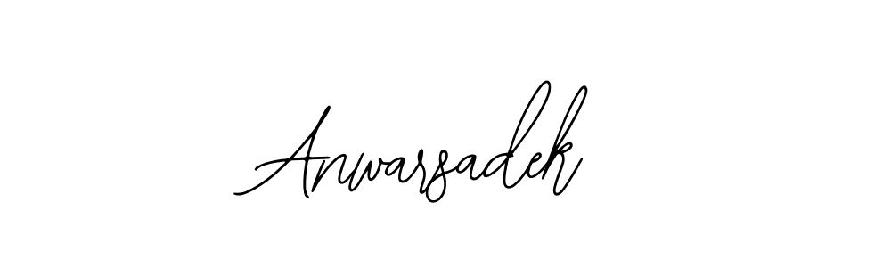 Here are the top 10 professional signature styles for the name Anwarsadek. These are the best autograph styles you can use for your name. Anwarsadek signature style 12 images and pictures png