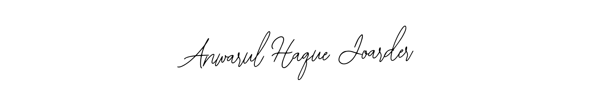 Also we have Anwarul Haque Joarder name is the best signature style. Create professional handwritten signature collection using Bearetta-2O07w autograph style. Anwarul Haque Joarder signature style 12 images and pictures png