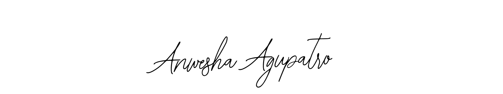 Make a short Anwesha Agupatro signature style. Manage your documents anywhere anytime using Bearetta-2O07w. Create and add eSignatures, submit forms, share and send files easily. Anwesha Agupatro signature style 12 images and pictures png