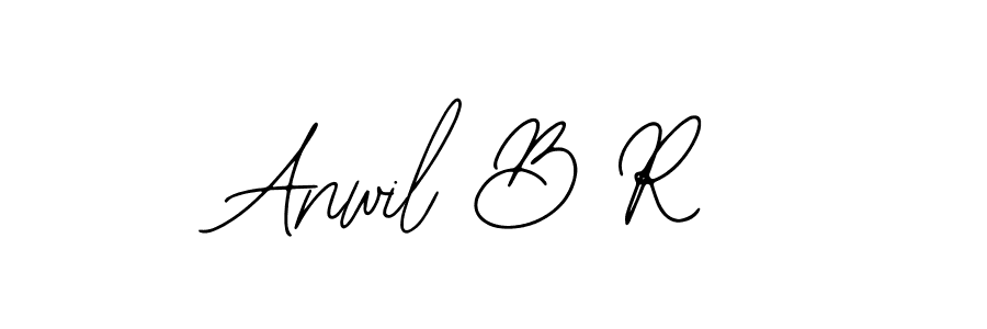 Design your own signature with our free online signature maker. With this signature software, you can create a handwritten (Bearetta-2O07w) signature for name Anwil B R. Anwil B R signature style 12 images and pictures png